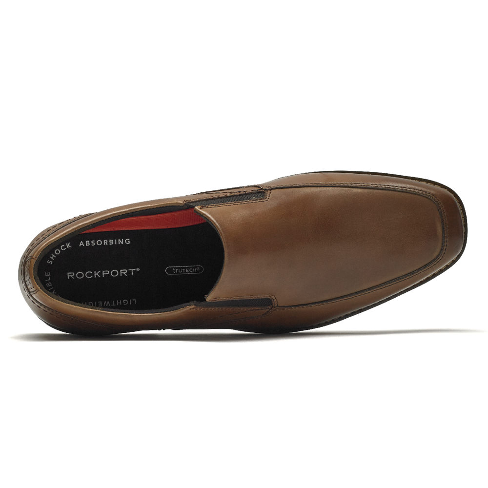 Rockport Slip-Ons Herre Brune - Braylon - ZEON74308